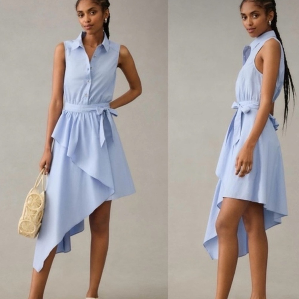 Anthropologie Blue Dress